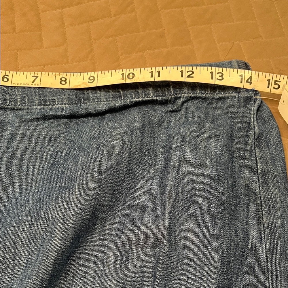 GAP Medium Indigo Denim Maxi Slip Skirt/NWT/S TALL - Picture 14 of 14